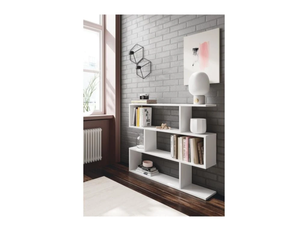 Étagère Basse De 3 Niveaux L110 X H97cm 4 Étagère Basse De 3 Niveaux L110 X H97cm – Image 2