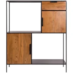 Etagère Salama 2 Niches 2 Portes