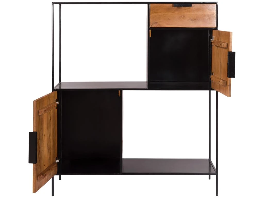 Etagère Salama 2 Niches 2 Portes 4 Etagère Salama 2 Niches 2 Portes – Image 2