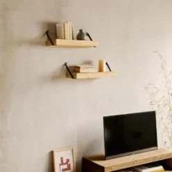 Étagère En Bois De Pin En Couleur Naturel 55 Cm 10 Étagère En Bois De Pin En Couleur Naturel 55 Cm -Pas Cher Mobiliora Magasin etagere 22182937