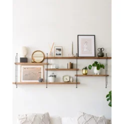 Etagère En Bois De Couleur Marron -Pas Cher Mobiliora Magasin etagere 22182947