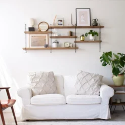 Etagère En Bois De Couleur Marron -Pas Cher Mobiliora Magasin etagere 22182949
