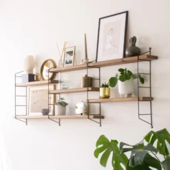 Etagère En Bois De Couleur Marron -Pas Cher Mobiliora Magasin etagere 22182955