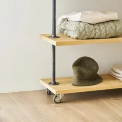 Étagère Ou Porte-chaussures En Bois D'épicéa En Couleur Naturel -Pas Cher Mobiliora Magasin etagere 22182975
