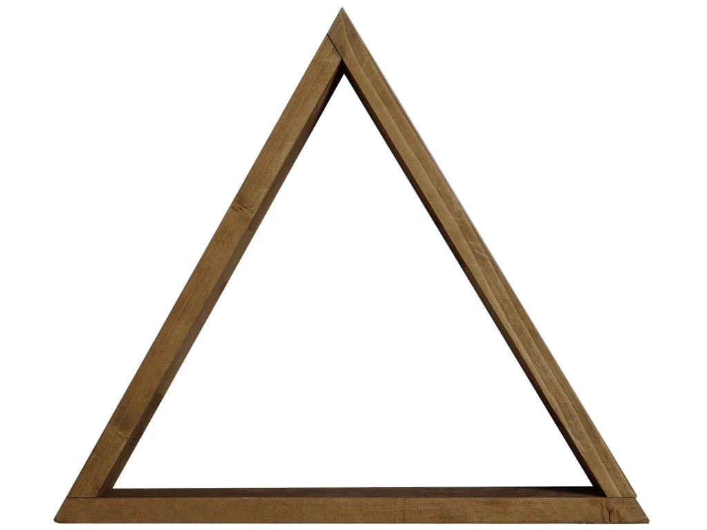 Etagère Triangulaire En Bois D'épicéa De Couleur Marron 40 Cm 3 Etagère Triangulaire En Bois D'épicéa De Couleur Marron 40 Cm