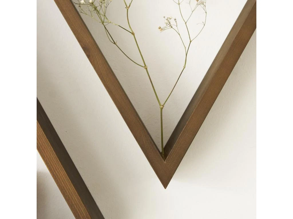 Etagère Triangulaire En Bois D'épicéa De Couleur Marron 40 Cm 7 Etagère Triangulaire En Bois D'épicéa De Couleur Marron 40 Cm – Image 5