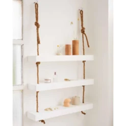 Etagère En Bois De Couleur Blanc 3 étages 70 Cm 10 Etagère En Bois De Couleur Blanc 3 étages 70 Cm -Pas Cher Mobiliora Magasin etagere 22183153