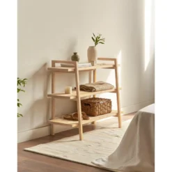 Etagère D’entrée En Bois D’épicéa En Couleur Beige 10 Etagère D’entrée En Bois D’épicéa En Couleur Beige -Pas Cher Mobiliora Magasin etagere 22183201