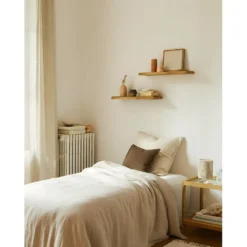 Étagère 2 Pièces En Bois En Couleur Marron 120 Cm -Pas Cher Mobiliora Magasin etagere 22183327