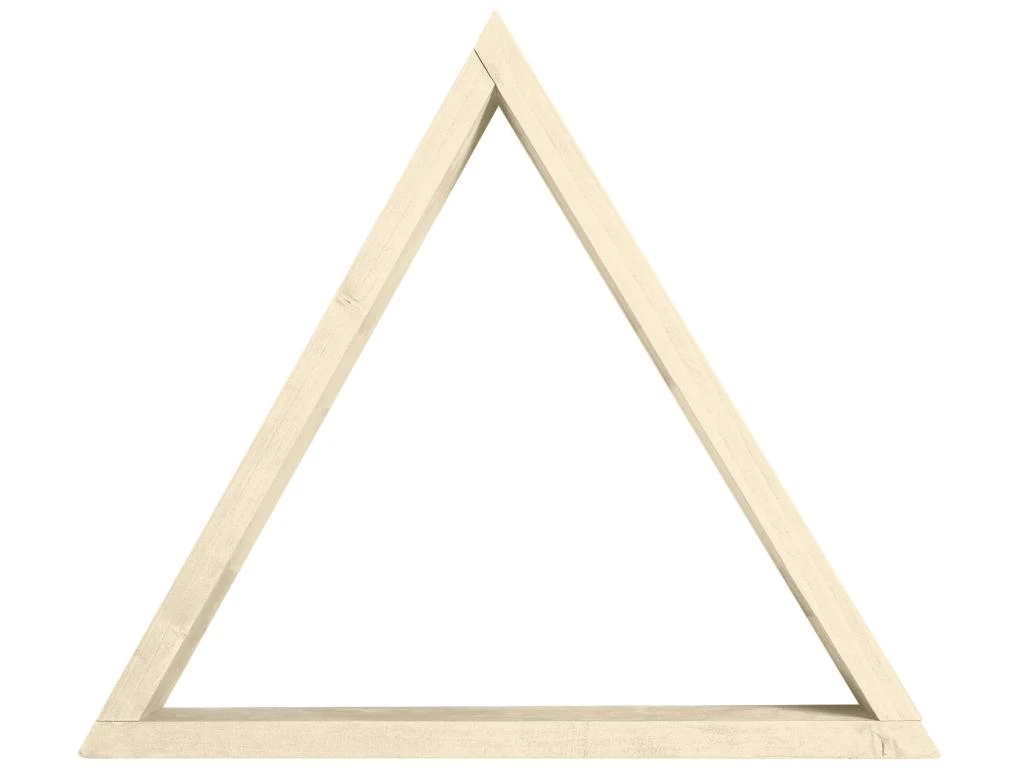 Etagère Triangulaire En Bois D'épicéa Massif De Couleur Beige 40 Cm 3 Etagère Triangulaire En Bois D'épicéa Massif De Couleur Beige 40 Cm