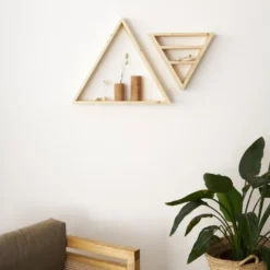 Etagère Triangulaire En Bois D'épicéa Massif De Couleur Beige 40 Cm 10 Etagère Triangulaire En Bois D'épicéa Massif De Couleur Beige 40 Cm -Pas Cher Mobiliora Magasin etagere 22183357