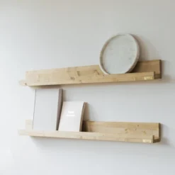 Etagère En Bois De Couleur Naturel 40 Cm -Pas Cher Mobiliora Magasin etagere 22183391