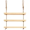 Etagère Suspendue En Bois De Couleur Beige à 3 étages 70 Cm -Pas Cher Mobiliora Magasin etagere 22183413