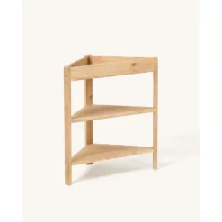 Etagère D'angle En Bois De Couleur Naturel -Pas Cher Mobiliora Magasin etagere 22183845