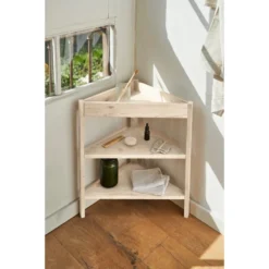 Etagère D'angle En Bois De Couleur Blanc Vielli 10 Etagère D'angle En Bois De Couleur Blanc Vielli -Pas Cher Mobiliora Magasin etagere 22183855