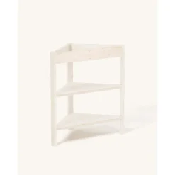 Etagère D'angle En Bois De Couleur Blanc Vielli 11 Etagère D'angle En Bois De Couleur Blanc Vielli -Pas Cher Mobiliora Magasin etagere 22183857