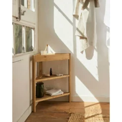 Etagère D'angle En Bois De Couleur Marron Vielli -Pas Cher Mobiliora Magasin etagere 22183933