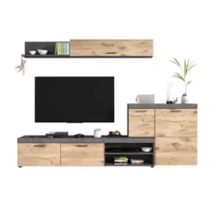 Swift Disposition Des étagères 2 Portes Chêne Décor. -Pas Cher Mobiliora Magasin etagere 22184409