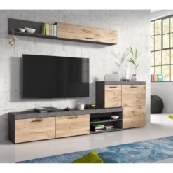 Swift Disposition Des étagères 2 Portes Chêne Décor. -Pas Cher Mobiliora Magasin etagere 22184421