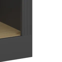 Noah Étagère 4 Tablettes De Rangement, Noir Laqué, Teinté. -Pas Cher Mobiliora Magasin etagere 22185469