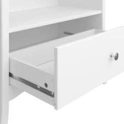 Cher Bibliothèque 4 Tablettes De Rangement Et 1 Tiroir, Blanc. -Pas Cher Mobiliora Magasin etagere 22185729