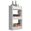 Etagère Murale De Cuisine Blanche 3 Niches -Pas Cher Mobiliora Magasin etagere 22970005
