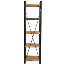 Etagère HARLEM - 5 étagères - Bois De Manguier & Métal 8 Etagère HARLEM - 5 étagères - Bois De Manguier & Métal -Pas Cher Mobiliora Magasin etagere 295903