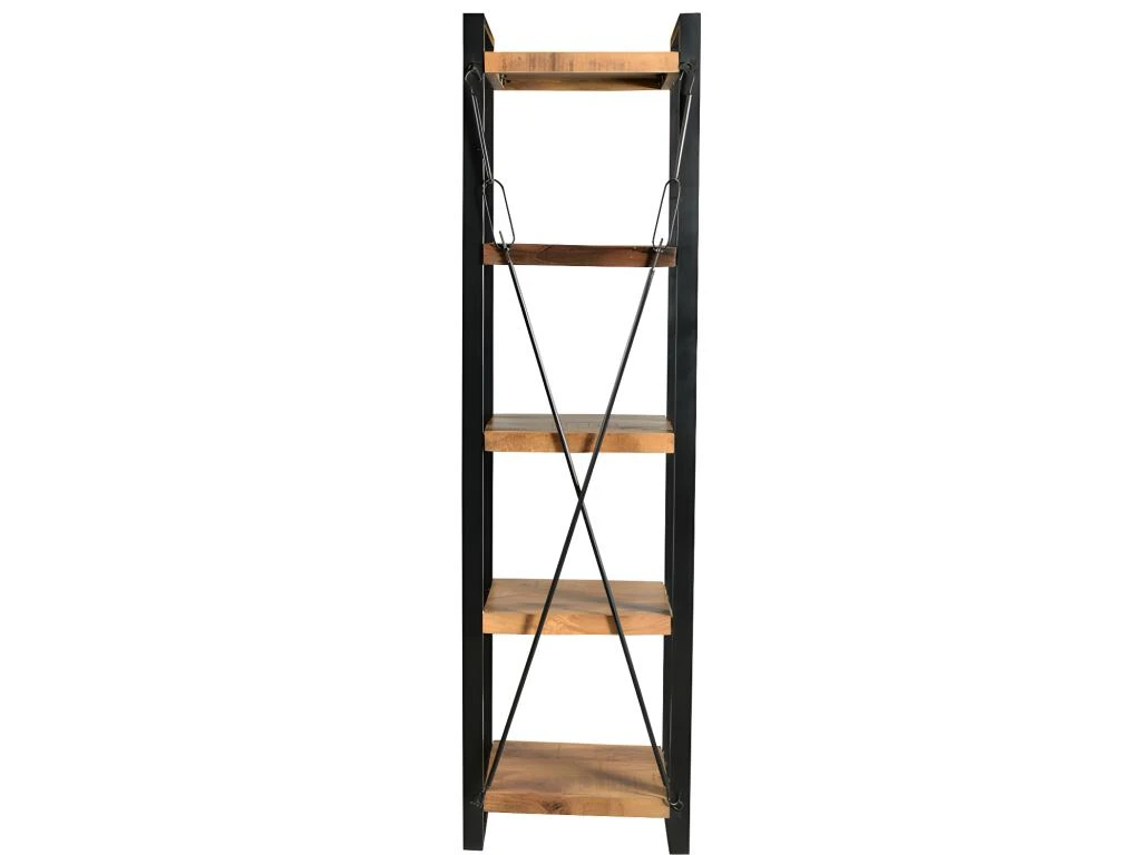 Etagère HARLEM - 5 étagères - Bois De Manguier & Métal 5 Etagère HARLEM - 5 étagères - Bois De Manguier & Métal – Image 3