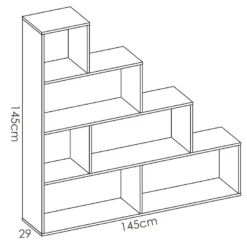 Etagère RAJA - 6 Cases - Coloris : Blanc 13 Etagère RAJA - 6 Cases - Coloris : Blanc -Pas Cher Mobiliora Magasin etagere 382283