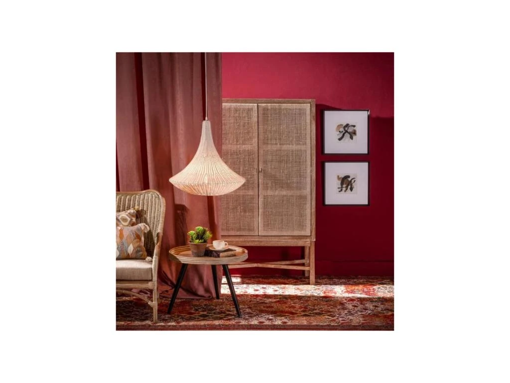 Vaisselier 2 Portes Bois Cérusé - TREND 4 Vaisselier 2 Portes Bois Cérusé - TREND – Image 2