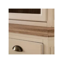 Vaisselier 4 Portes 2 Tiroirs Bois/Crème - CAMILLE 10 Vaisselier 4 Portes 2 Tiroirs Bois/Crème - CAMILLE -Pas Cher Mobiliora Magasin meuble de cuisine 17634635