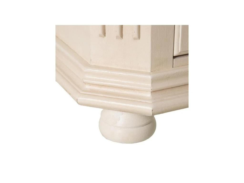 Vaisselier 4 Portes 2 Tiroirs Bois/Crème - CAMILLE 8 Vaisselier 4 Portes 2 Tiroirs Bois/Crème - CAMILLE – Image 6