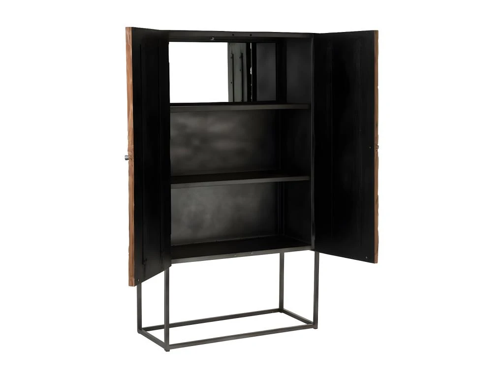 Vaisselier 2 Portes Bois/Métal - ROTTERDAM N°2 7 Vaisselier 2 Portes Bois/Métal - ROTTERDAM N°2 – Image 5