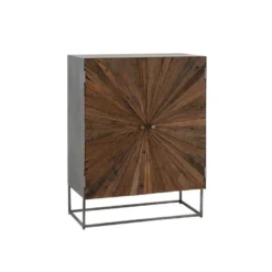 Vaisselier 2 Portes Bois/Métal - ROTTERDAM N°1