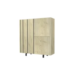 Vaisselier 3 Portes Chêne Clair/Ardoise N°1 - FOREST 10 Vaisselier 3 Portes Chêne Clair/Ardoise N°1 - FOREST -Pas Cher Mobiliora Magasin meuble de cuisine 18273539