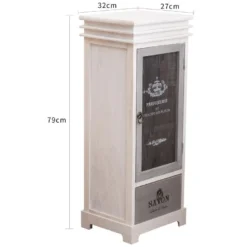 Armoire Vaisselier 1 Tiroirs 1 Porte Bois Blanc Gris 88x32x26 11 Armoire Vaisselier 1 Tiroirs 1 Porte Bois Blanc Gris 88x32x26 -Pas Cher Mobiliora Magasin meuble de cuisine 18431321