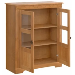 Armoire 2 Portes En Pin Nature
