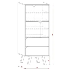 Vaisselier Design AOMORI 2 Tiroirs, 4 Portes, Coloris Blanc Et Gris Mat 10 Vaisselier Design AOMORI 2 Tiroirs, 4 Portes, Coloris Blanc Et Gris Mat -Pas Cher Mobiliora Magasin meuble de cuisine 9543811