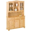 STAN - Buffet Vaisselier 5 Portes 3 Tiroirs Bois Massif -Pas Cher Mobiliora Magasin meuble de cuisine 9544759