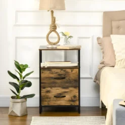 Meuble De Rangement Industriel ALICANTE Bois Et Noir -Pas Cher Mobiliora Magasin meuble de rangement 21988809