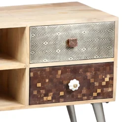 RAZON - Meuble TV 4 Tiroirs -Pas Cher Mobiliora Magasin meuble tv 10002217