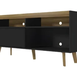 Meuble TV 55 Pouces Maxi Noir Et Chêne NOAH 11 Meuble TV 55 Pouces Maxi Noir Et Chêne NOAH -Pas Cher Mobiliora Magasin meuble tv 10002857