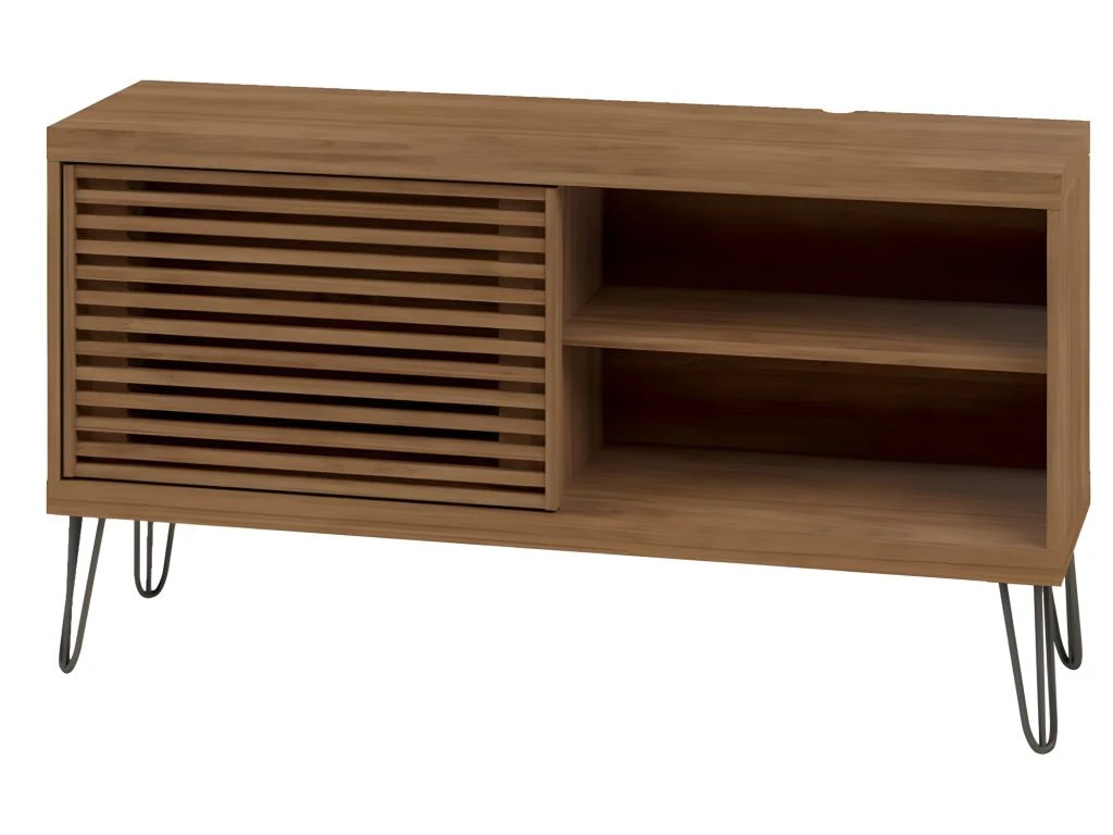 Meuble TV 50 Pouces 1 Porte Coulissante 3 Niches 5 Meuble TV 50 Pouces 1 Porte Coulissante 3 Niches â Image 3