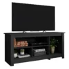 Meuble TV 55 Pouces Maxi Noir 4 Niches -Pas Cher Mobiliora Magasin meuble tv 10008745