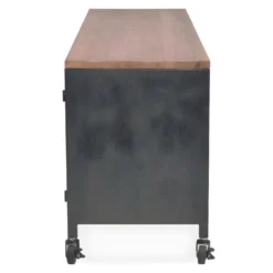 Meuble Télé Buffet Tv Télévision Design Pratique 120 Cm Noir 2502045 -Pas Cher Mobiliora Magasin meuble tv 10767737