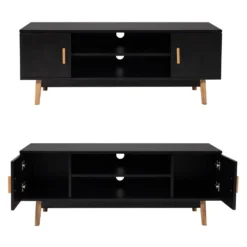 Meuble TV JOEY Noir - HAPPY GARDEN 10 Meuble TV JOEY Noir - HAPPY GARDEN -Pas Cher Mobiliora Magasin meuble tv 10781135
