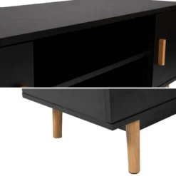 Meuble TV JOEY Noir - HAPPY GARDEN 11 Meuble TV JOEY Noir - HAPPY GARDEN -Pas Cher Mobiliora Magasin meuble tv 10781137