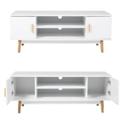 Meuble TV JOEY Blanc - HAPPY GARDEN 11 Meuble TV JOEY Blanc - HAPPY GARDEN -Pas Cher Mobiliora Magasin meuble tv 10781147