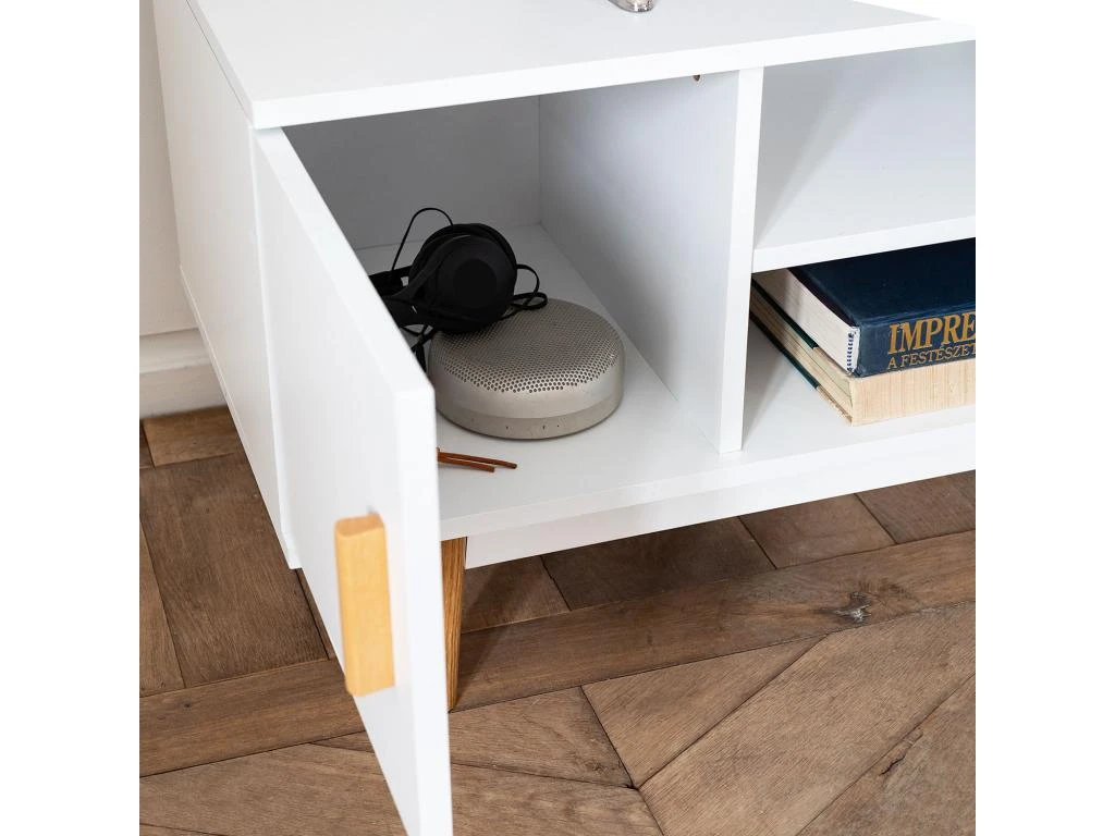 Meuble TV JOEY Blanc - HAPPY GARDEN 9 Meuble TV JOEY Blanc - HAPPY GARDEN – Image 7