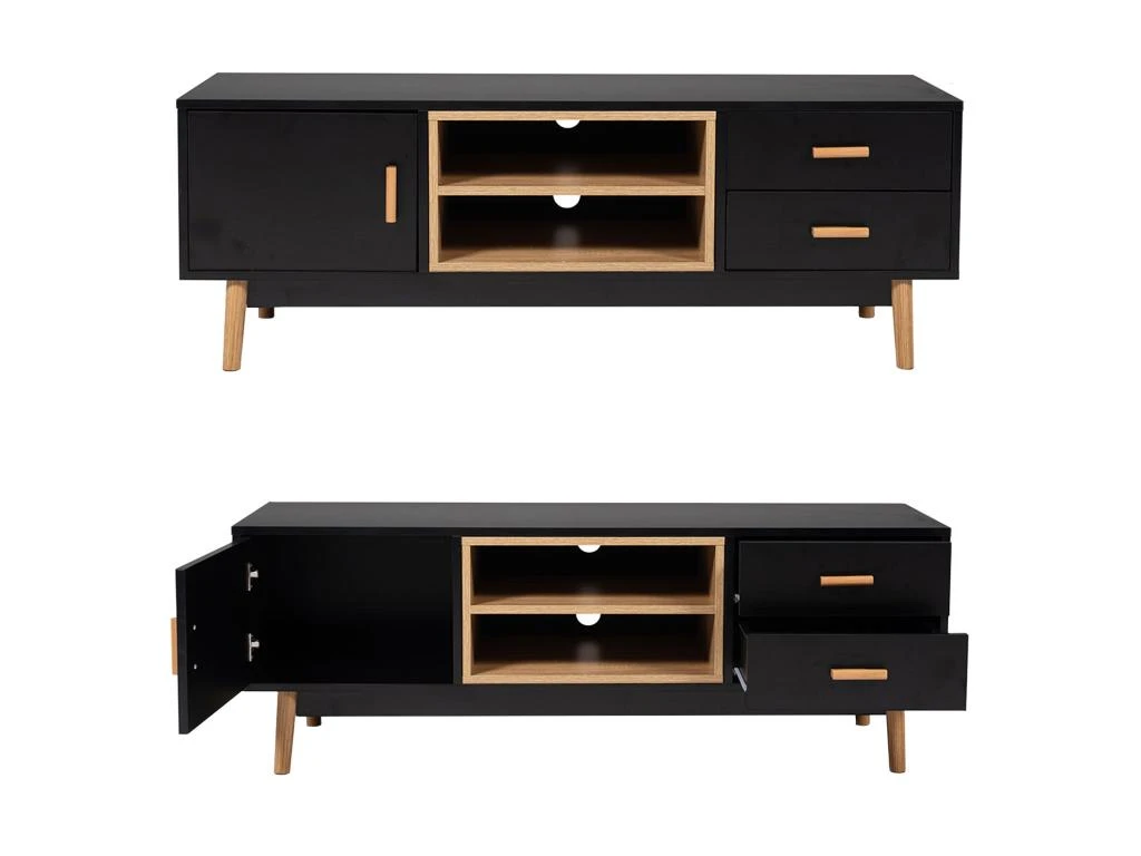 Meuble TV ROSS Noir - HAPPY GARDEN 5 Meuble TV ROSS Noir - HAPPY GARDEN – Image 3